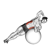 Flexion latérale lestée