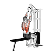 Tirage vertical corde