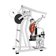 Tirage haut machine unilatéral