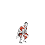 Squat avec élévation bras