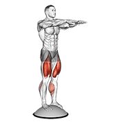Squat sur Bosu