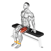 Leg extension élastique