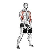 Clean kettlebell
