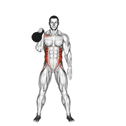 Bent Press kettlebell