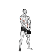 Tirage vertical kettlebell