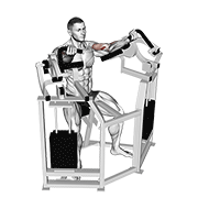 Curl biceps machine