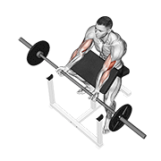 Curl pupitre barre