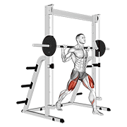 Fente sprint Smith machine
