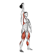 Jeté kettlebell