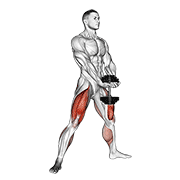 Squat sauté haltères