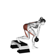 Deadlift unilatéral haltère femme