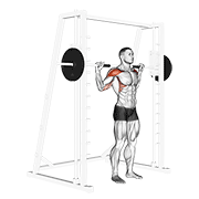 Développé nuque Smith machine